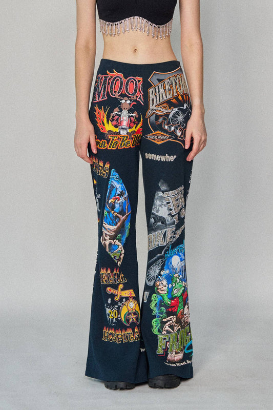 Biker Bell Bottoms - Size 27