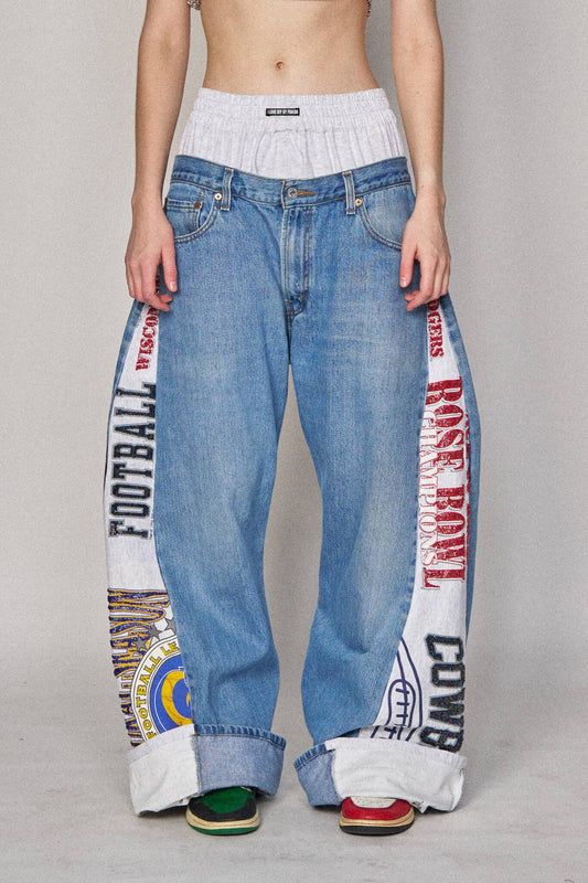 Boxer Sports Denim Pants - Wisconsin x Cowboys