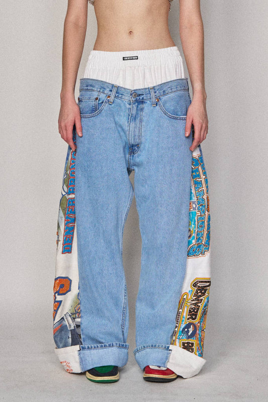 Boxer Sports Denim Pants - Broncos x AFC
