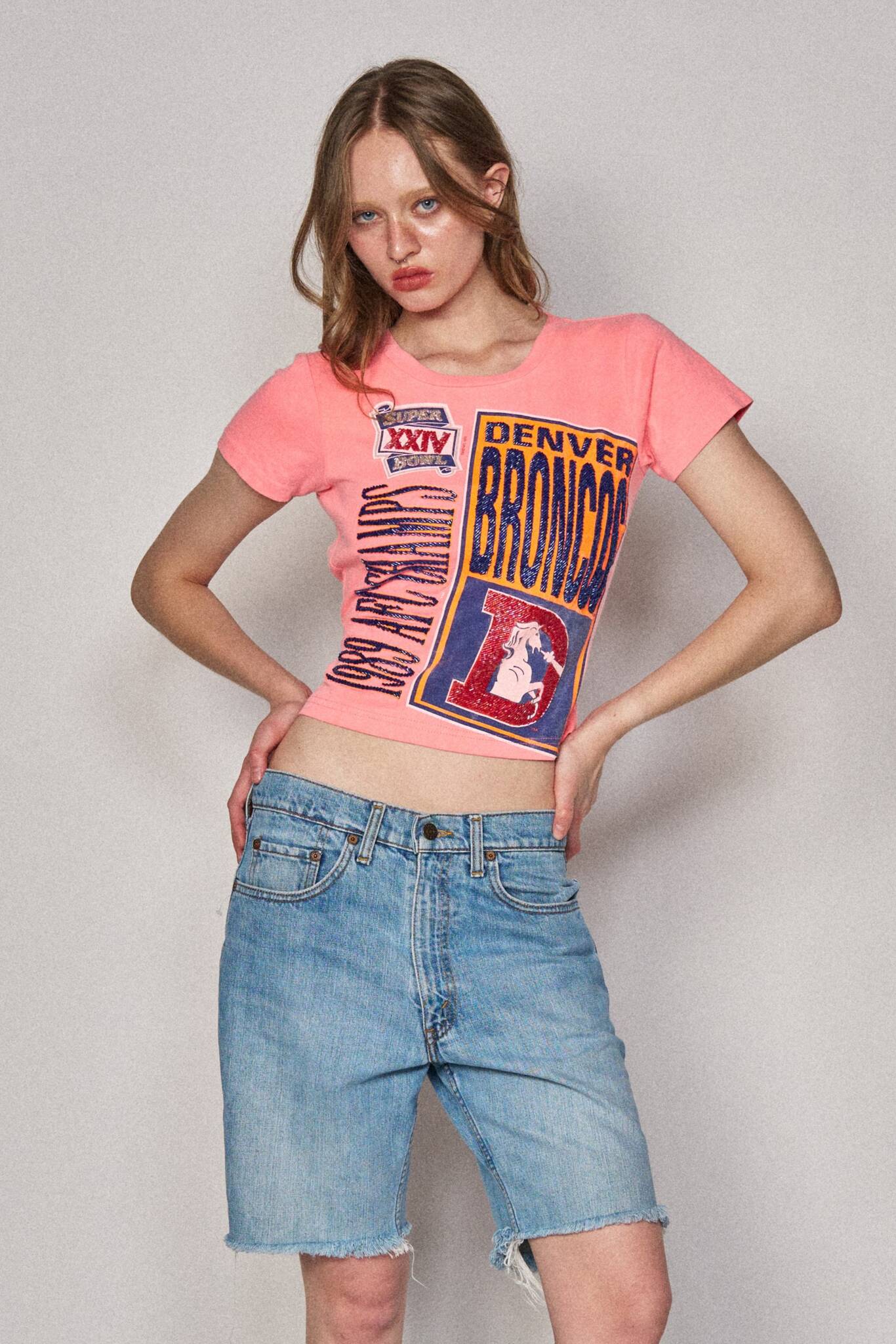 Backless Sports Bow Top - Broncos