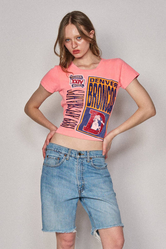 Backless Sports Bow Top - Broncos