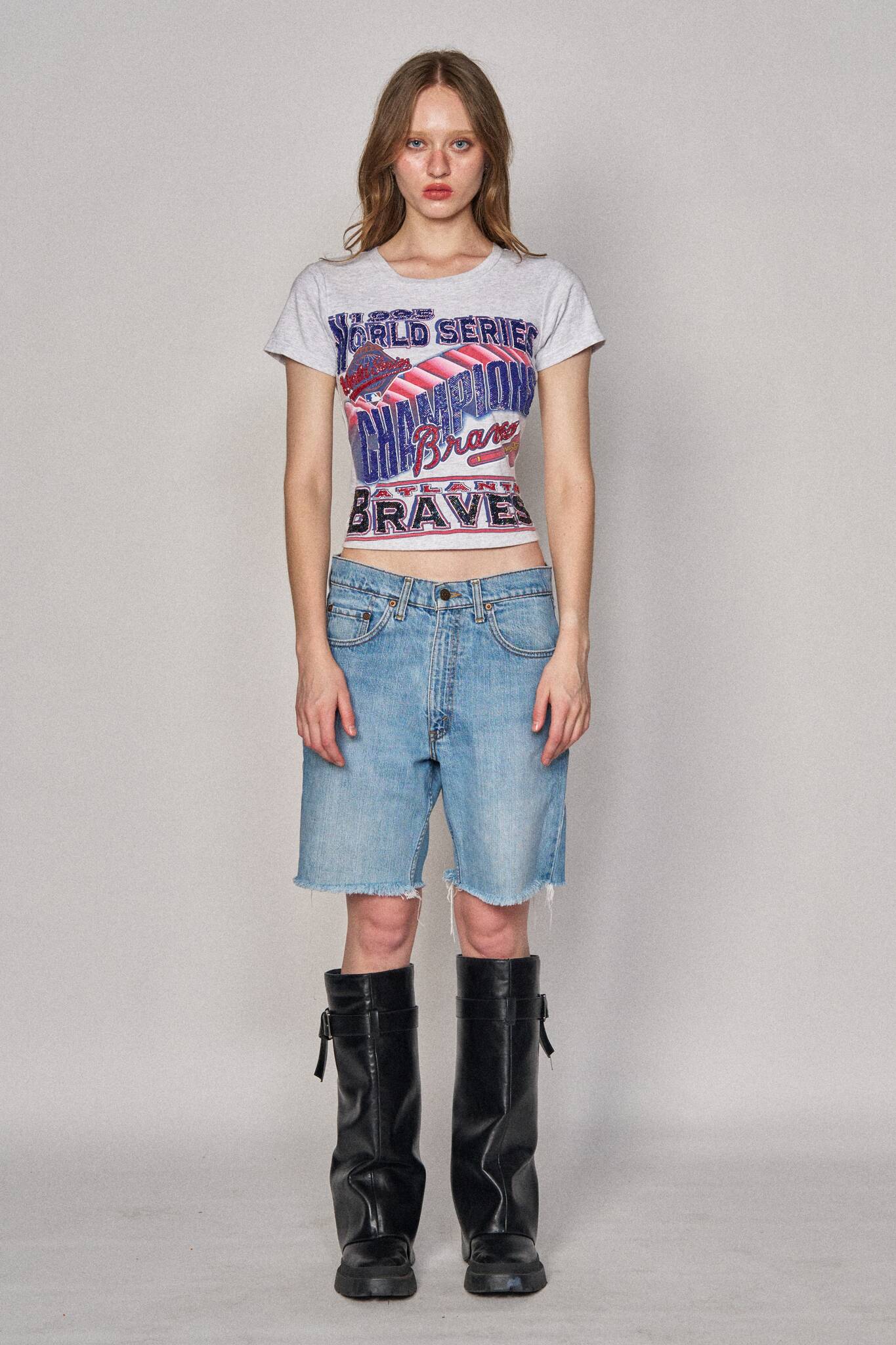 Backless Sports Bow Top - Braves