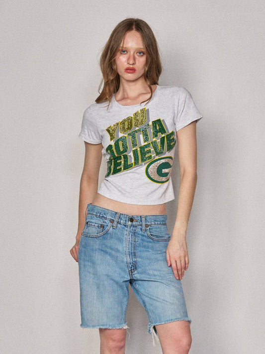 Backless Sports Bow Top - Packers "You Gotta Believe"