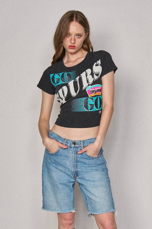 Backless Sports Bow Top - Spurs