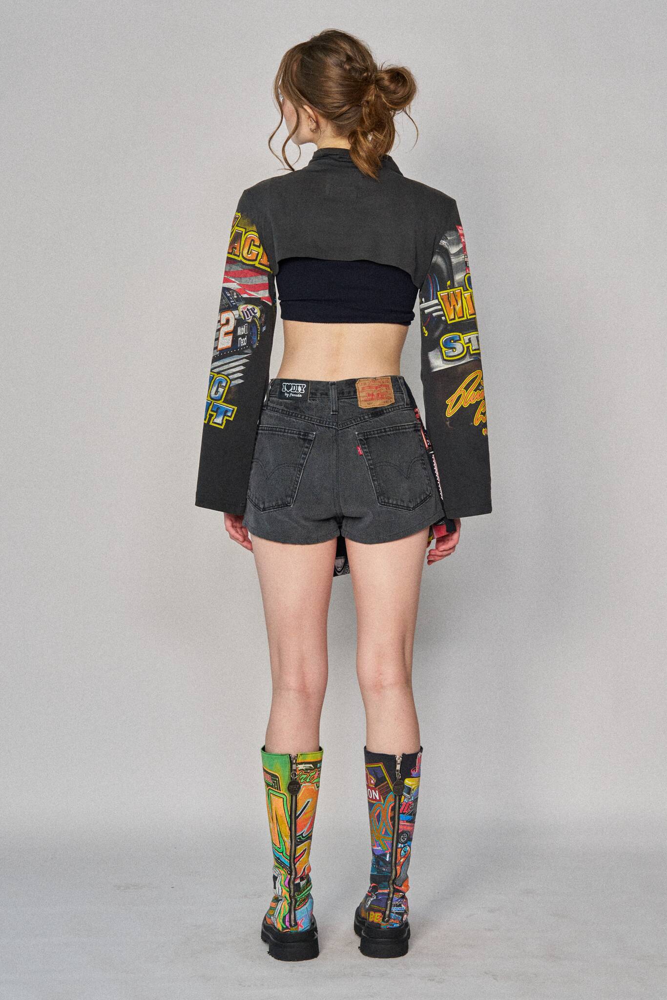 Racing Mini Wrap Shorts - Size 26