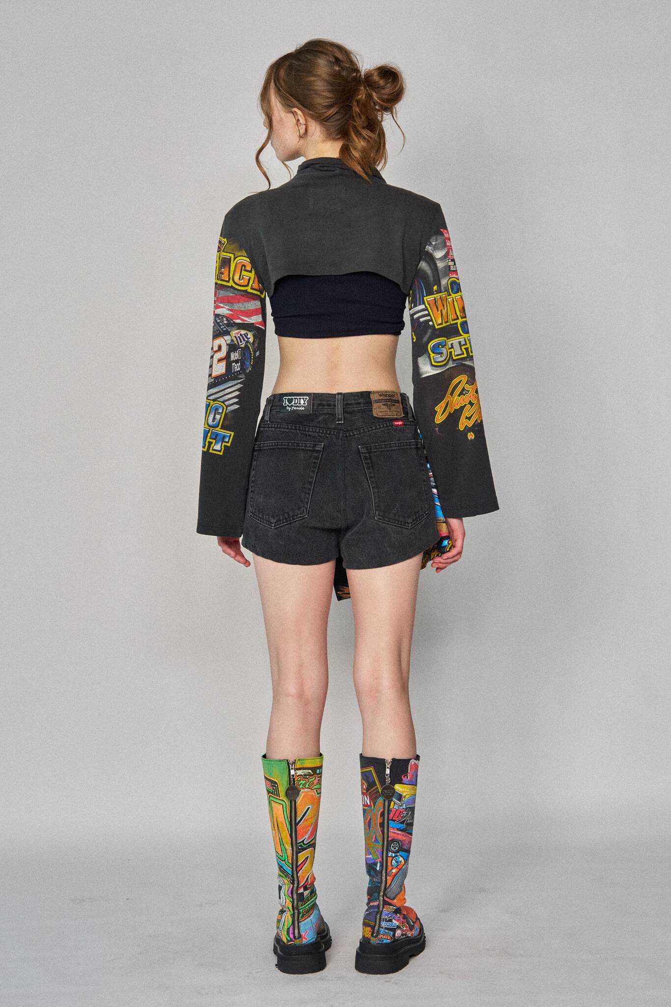 Racing Mini Wrap Shorts - Size 26