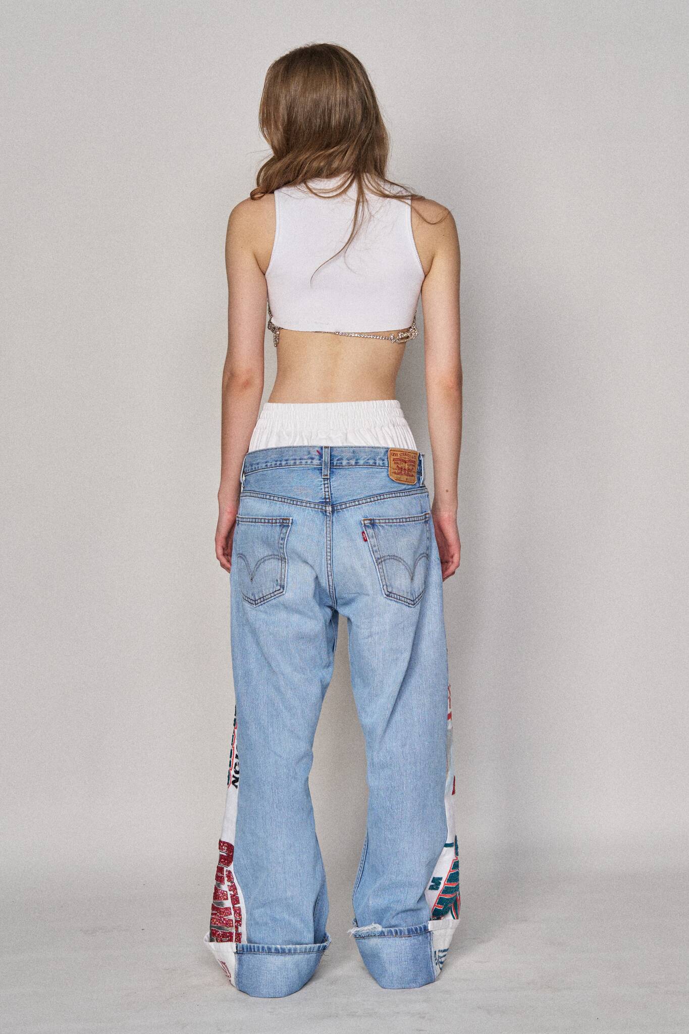Boxer Sports Denim Pants - Red Wings x Dolphins