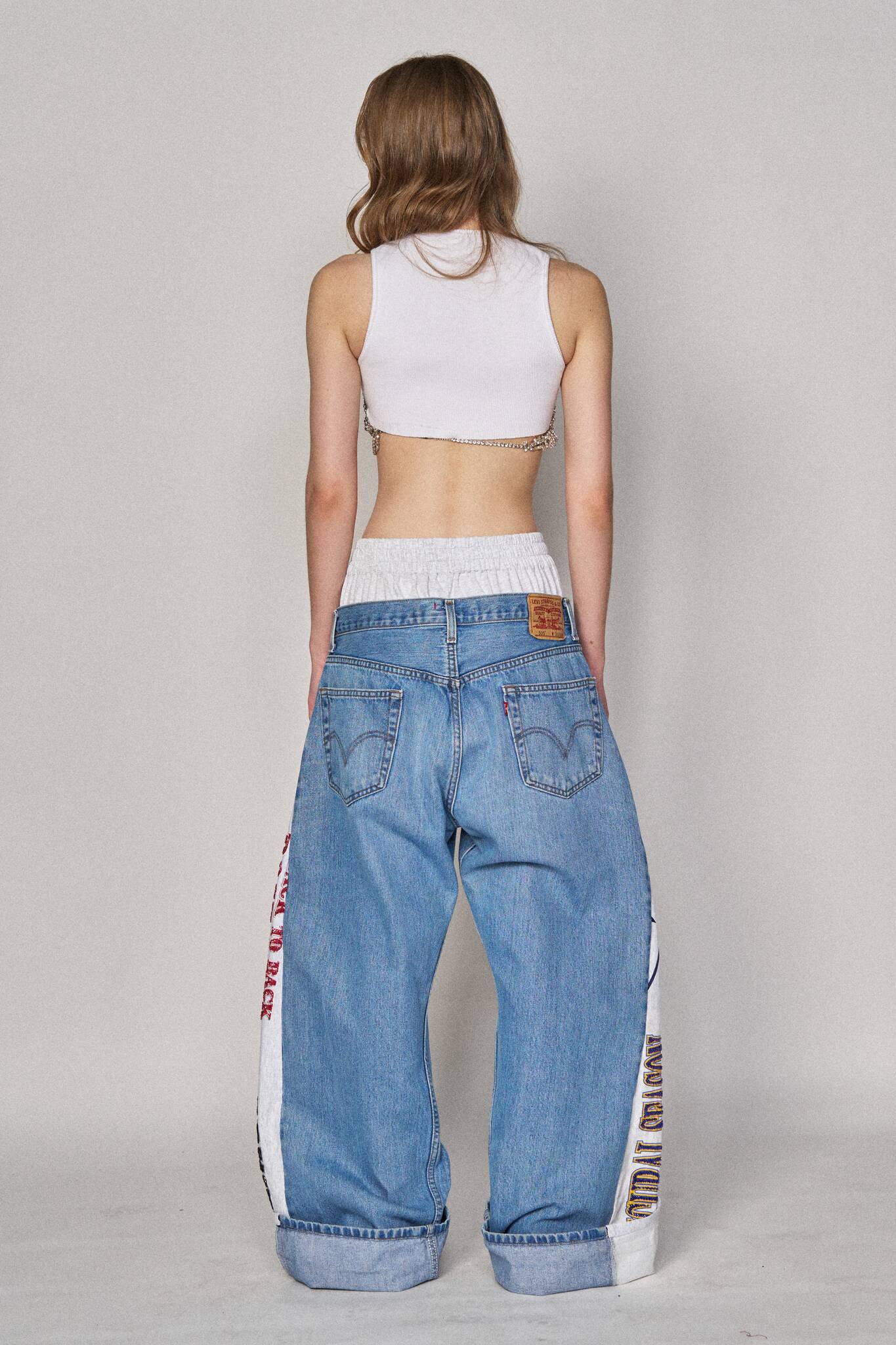 Boxer Sports Denim Pants - Wisconsin x Cowboys