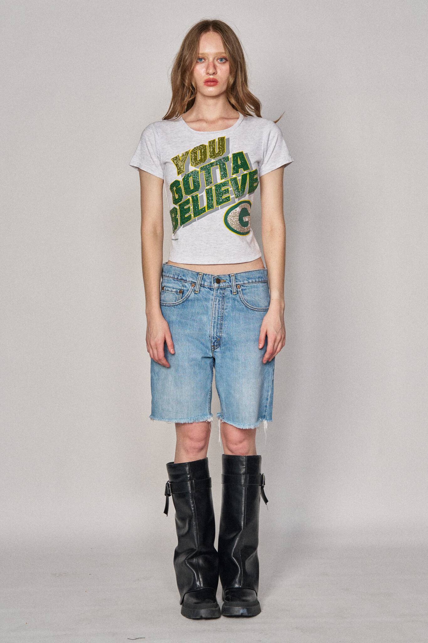 Backless Sports Bow Top - Packers "You Gotta Believe"