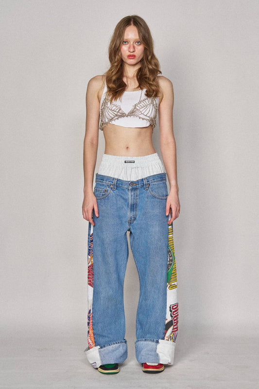 Boxer Sports Denim Pants - Rockies x Sugar Bowl