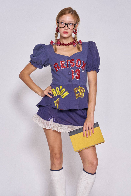 Lolita Sports Top - Red Sox