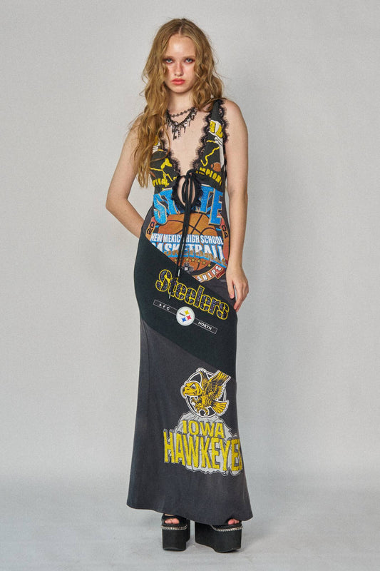 Sports Lace-up Maxi Dress #2