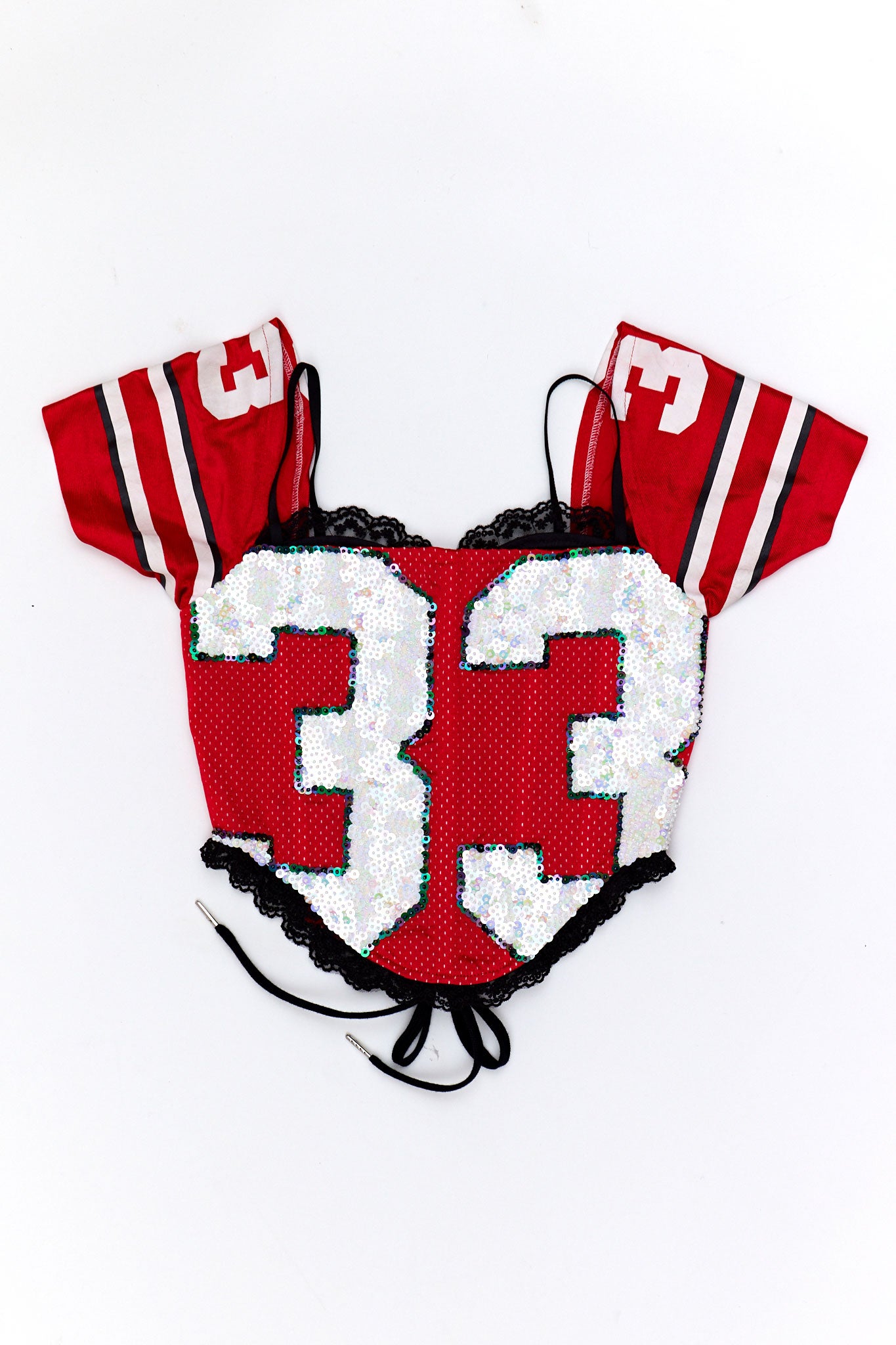 Mesh Football Corset - 49ers