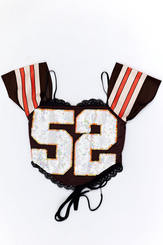 Mesh Football Corset - Browns 52